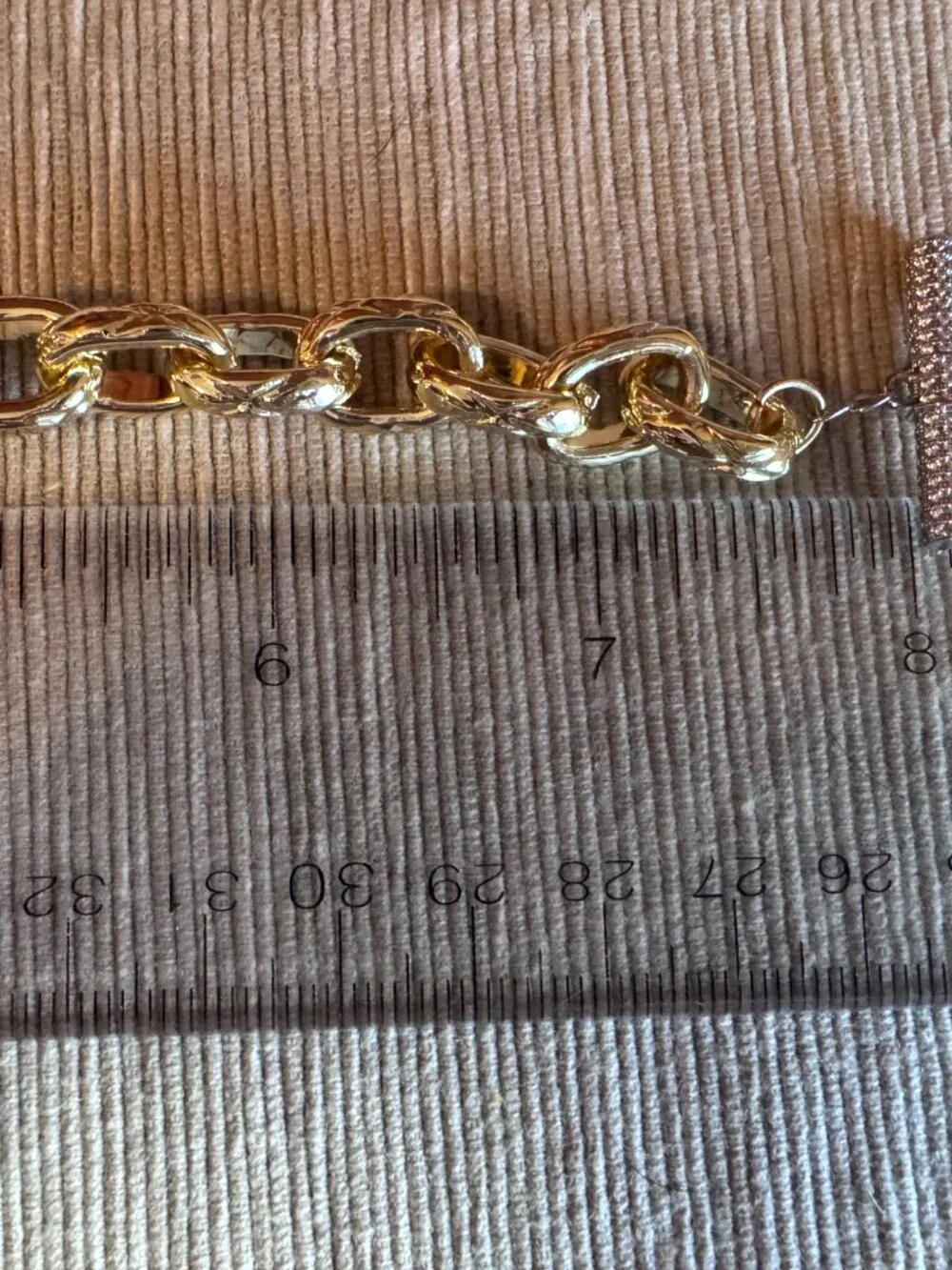 Freida Rothman Vault Chunky Link Bracelet Pave Toggle Clasp - NWT
